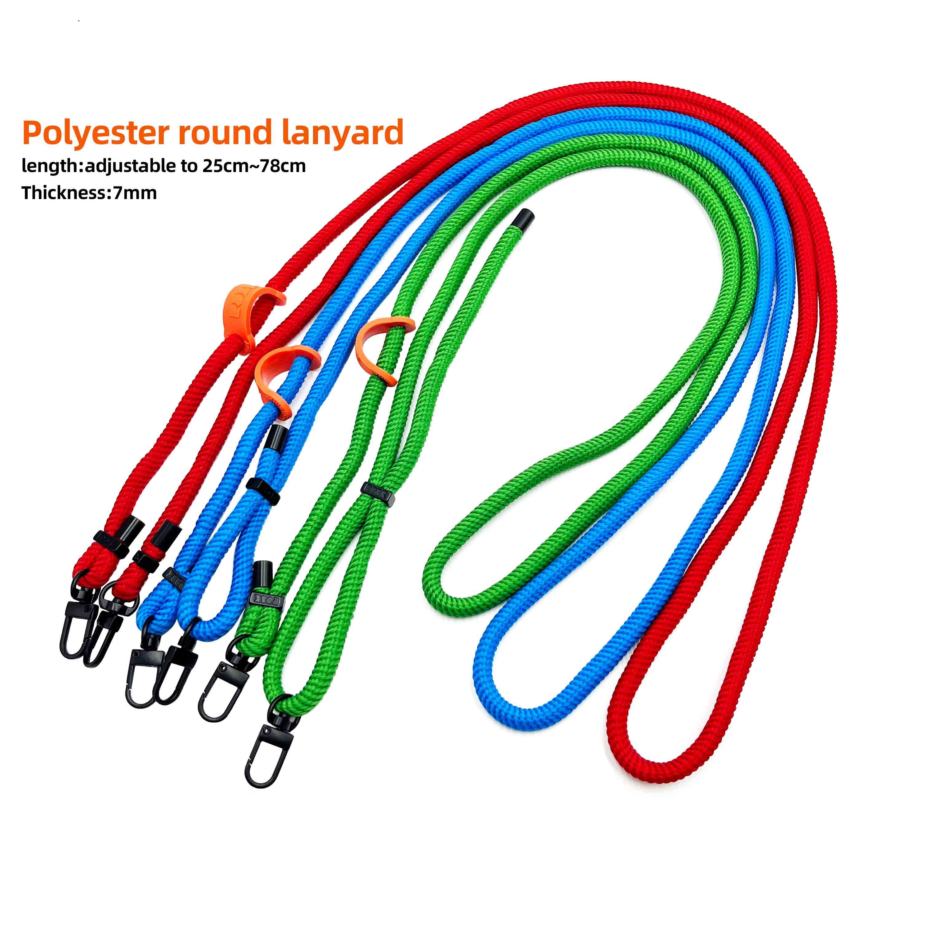 Custom Mobile Phone Cover Accessories Woven Universal Crossbody Lasso Necklace Rope Patch Strap Tab Tether Cell Phone Lanyard