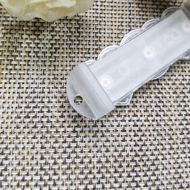 Mobile phone back clip DIY groove material clip transparent material small heart back clip Love back