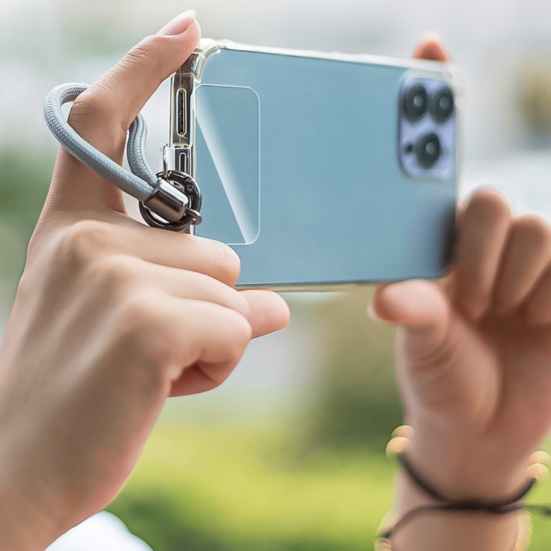 TPU Adaptor For Mobile Phone Strap Integrated Sturdy Phone Case Lanyard Patch Anti Loss Transparent Ultra-Thin Clear D Ring Pad