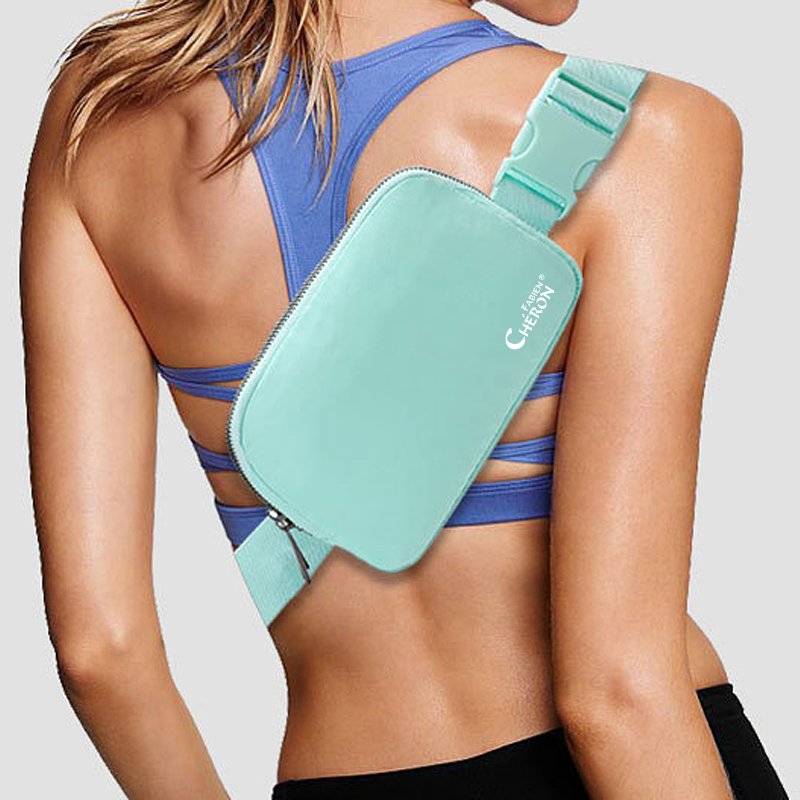 custom personalized waterproof logo waist bag popular sling pouch sac banane homme boys girls fanny packs for women men belt bag