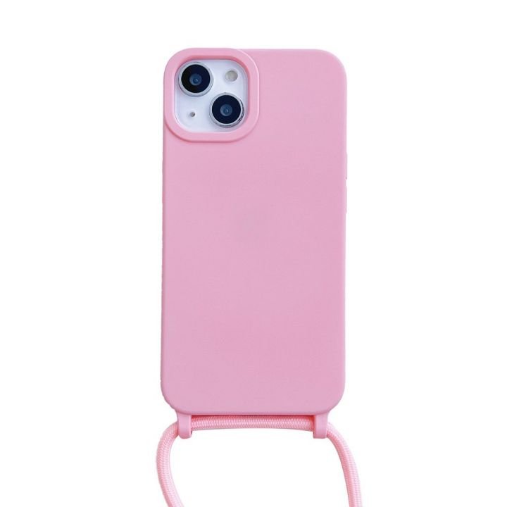 Bulk Soft Shockproof Crossbody Sling Silicone Phone Case Back Cover For Iphone 16 15 14 13 12 11 Pro Max Xs Xr Xsmax 7 8plus