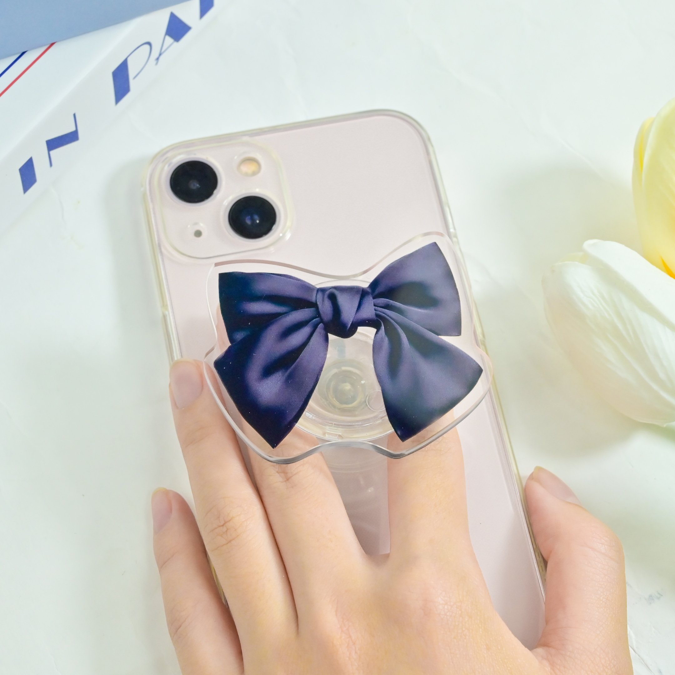 Promotional Cute Phone Grips Poppings Acrylic Cartoon Mobile Phone Holders Grip Sockets Adjustable