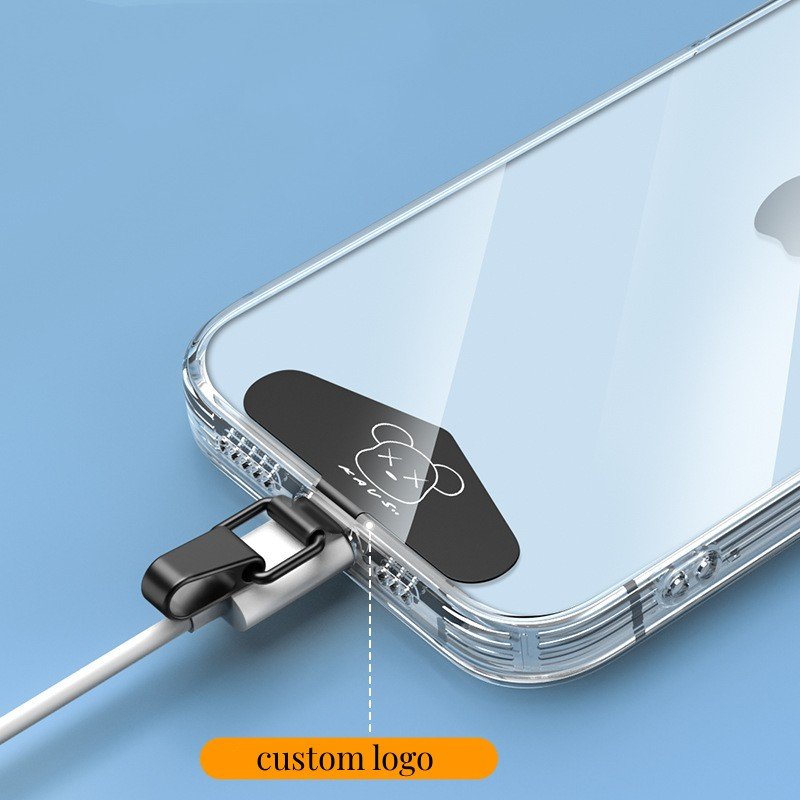 0.4mm Universal Phone Lanyard Patch with Stainless steel slip D-Ring Mobile Phone Tether Tab in Rope Shape metal Phone clip