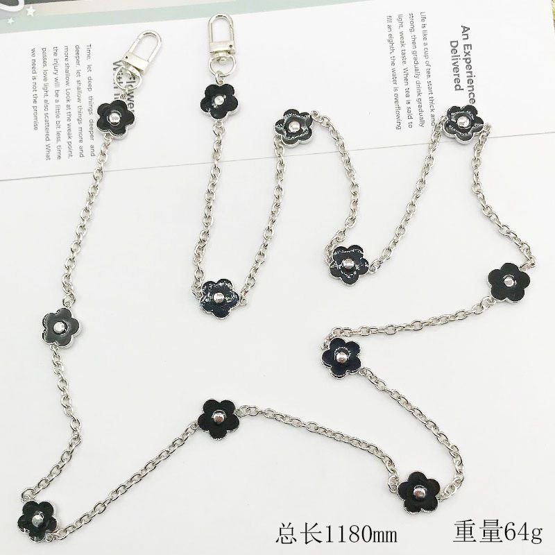 New Flower Portable Chain Mobile Phone Diagonal Span Chain Mobile Phone Case Accessories Pendant Mobile Phone Chain Female