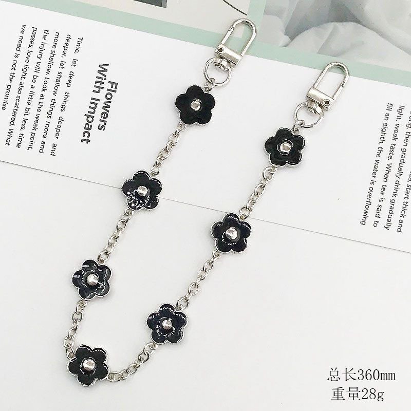 New Flower Portable Chain Mobile Phone Diagonal Span Chain Mobile Phone Case Accessories Pendant Mobile Phone Chain Female