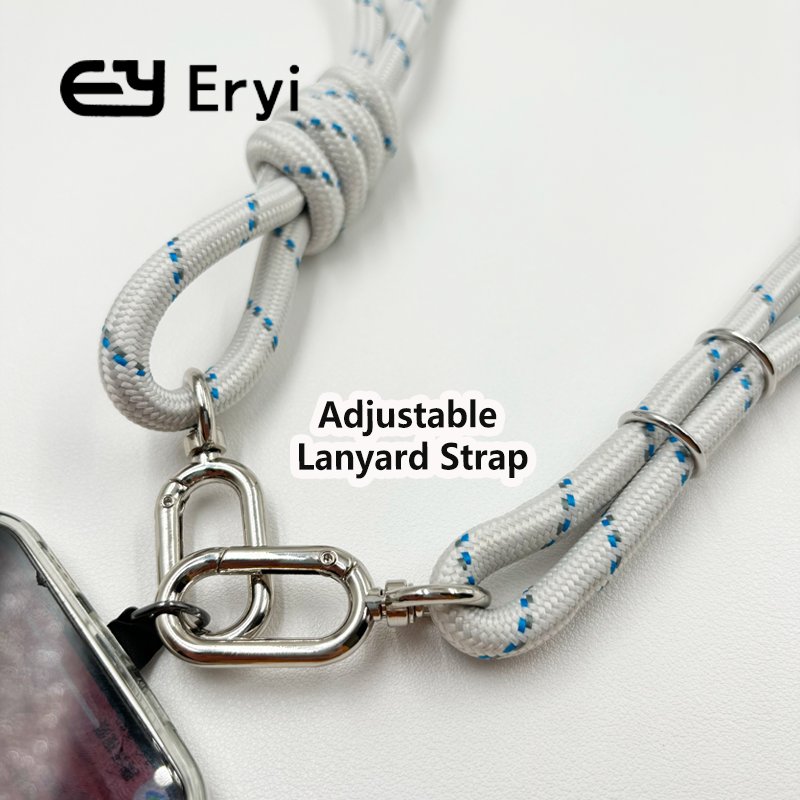 New Woven Embroidered Short Keychain Lanyard Rope Wristband Mobile Phone Chain Suitable For All Kinds Of Mobile Phone