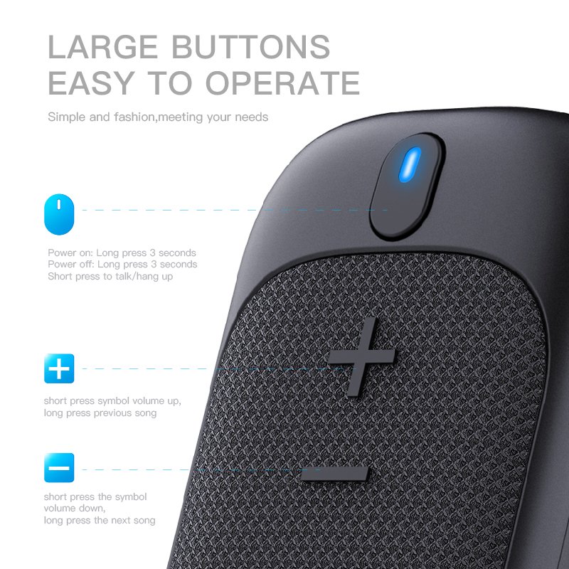 Portable Mini Wireless Bluetooth Speakers Built-in Microphone Clip Magnetic Bike Golf Waterproof Wearable Bluetooth Speaker