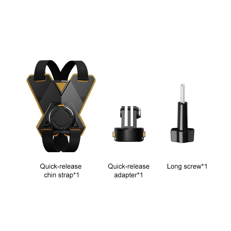 PULUZ Magnetic Quick Release Motorcycle Helmet Chin Strap Mount