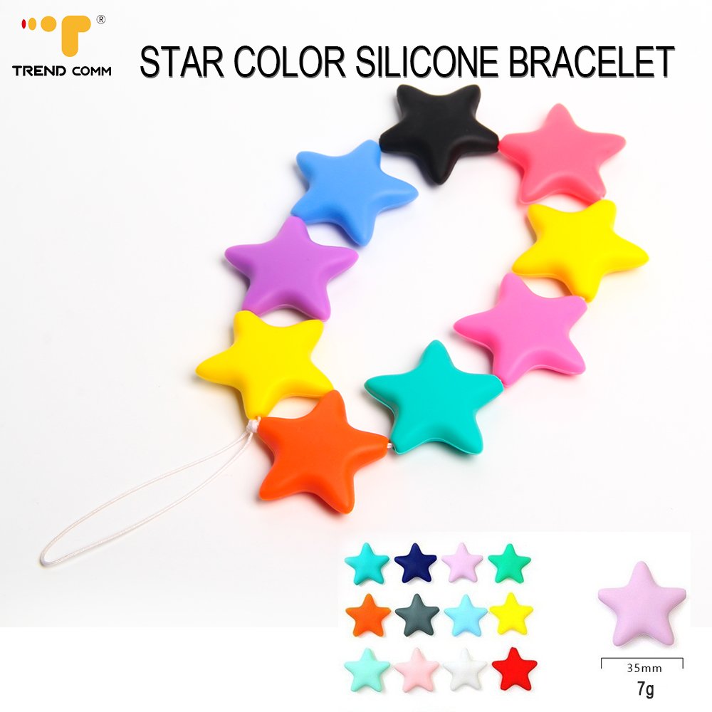 New Cartoon Star Surphy Wrist Strap Lanyard Big Silicone Mobile Phone Accessory with Bead Material