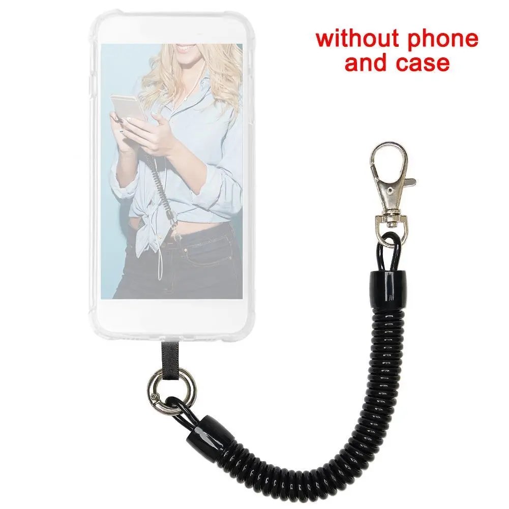 Mobile Phone Anti-theft Lanyard Set Adjustable Neck Strap Holder Sling Rope Universal Silicone Lanyard Case Cover Holder Strap