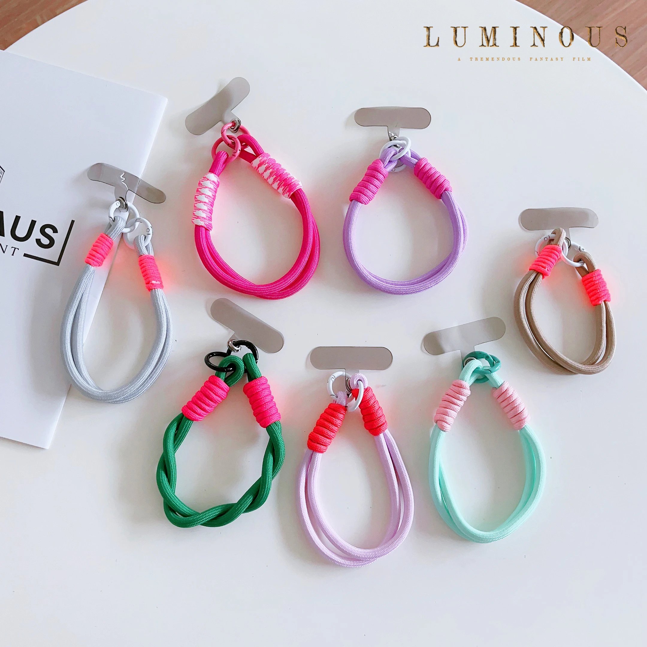 New fashion mobile lanyard wrist strap anti-drop cordfor iphone 15 mobile phone decoration pendant multi-purpose lanyard