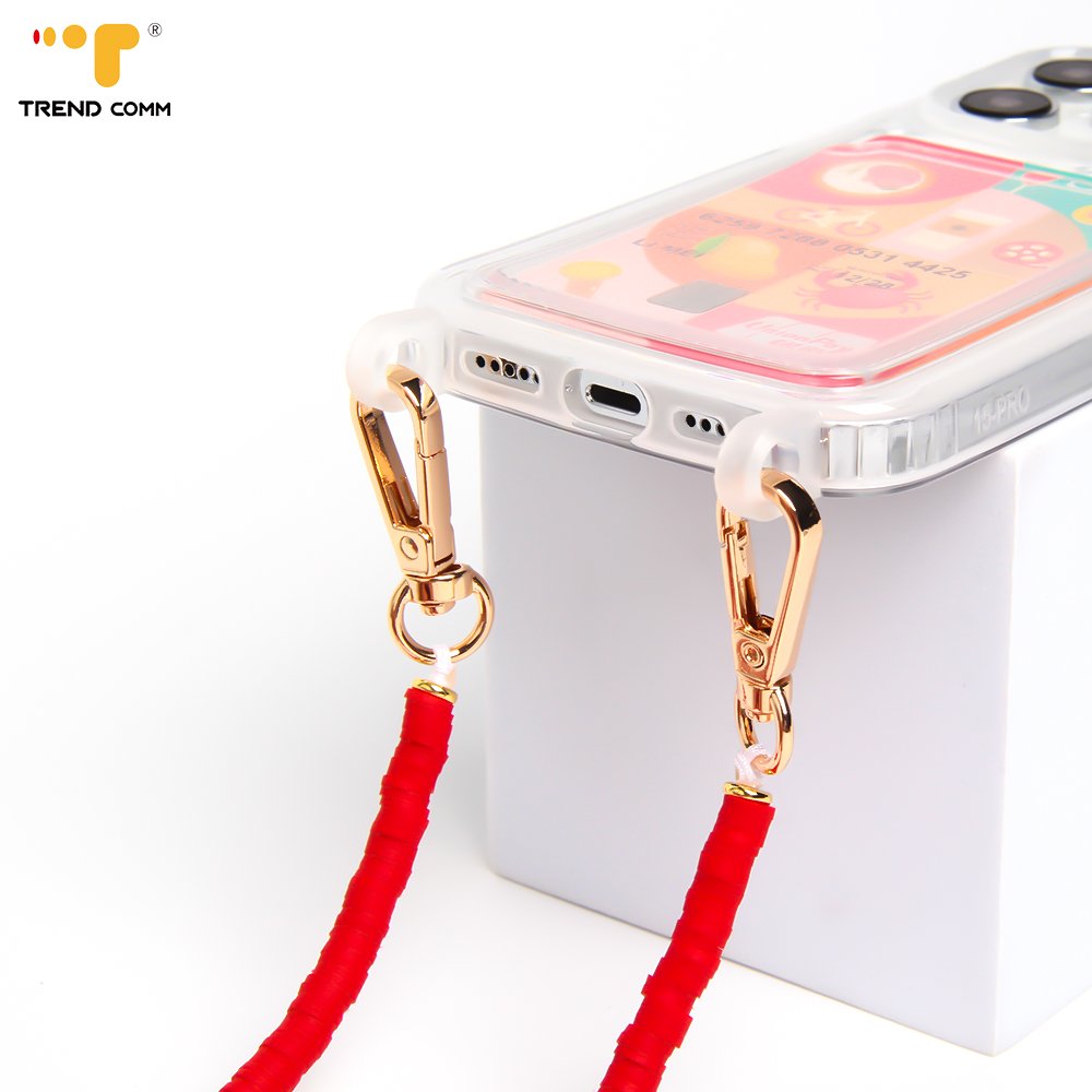 Christmas Beads Strap Phone Charm Add Festive Style to Your Mobile Accessory