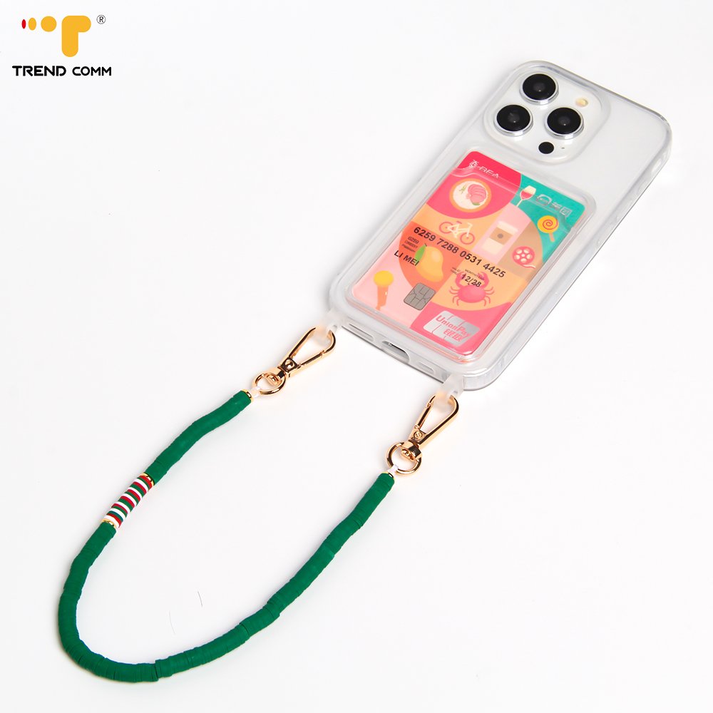 Christmas Beads Strap Phone Charm Add Festive Style to Your Mobile Accessory