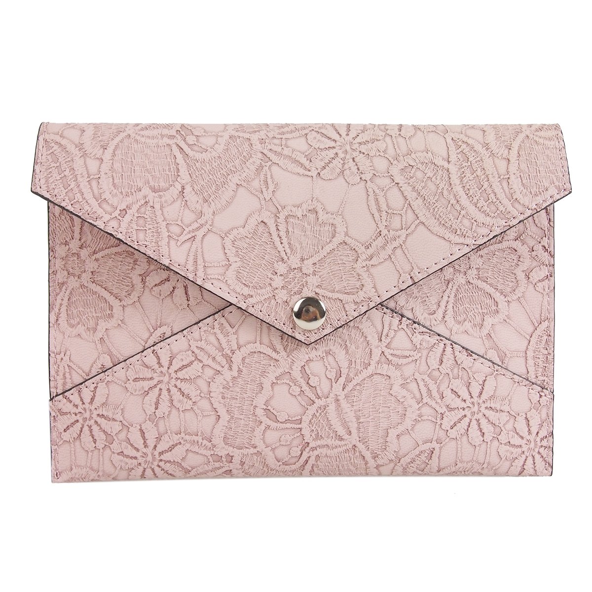 Thin lightweight mobile phone beauty makeup pouch envelope bag women's solid color Flat cosmetic bag Can add shoulder straps
