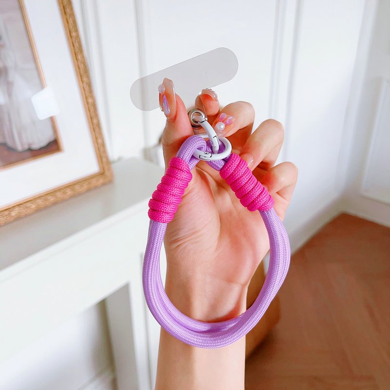 mobile phone accessories cell phone chain hand wrist straps holder lanyards with patch short nylon rope for iphone for samsung
