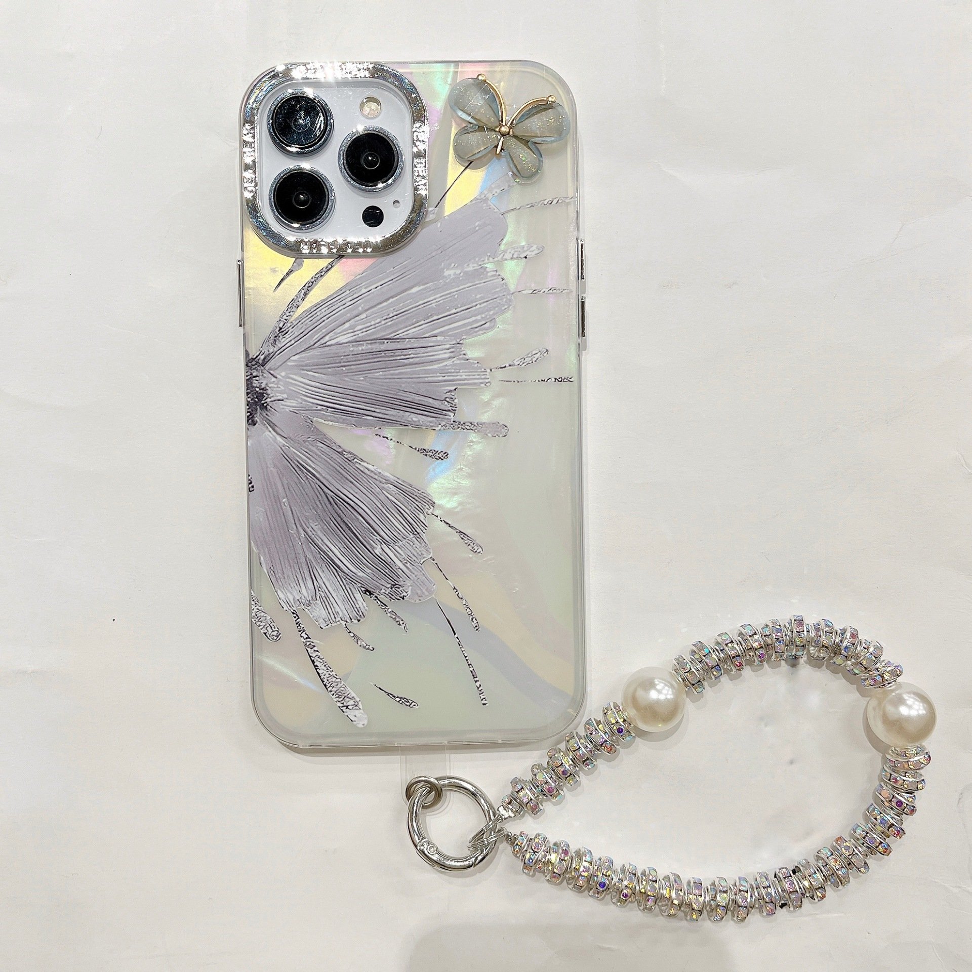 Phone Case With Sublimation Electroplated Logo Hole Phone Strap Deep Purple Stylish Hybrid Case For poco x6 pro