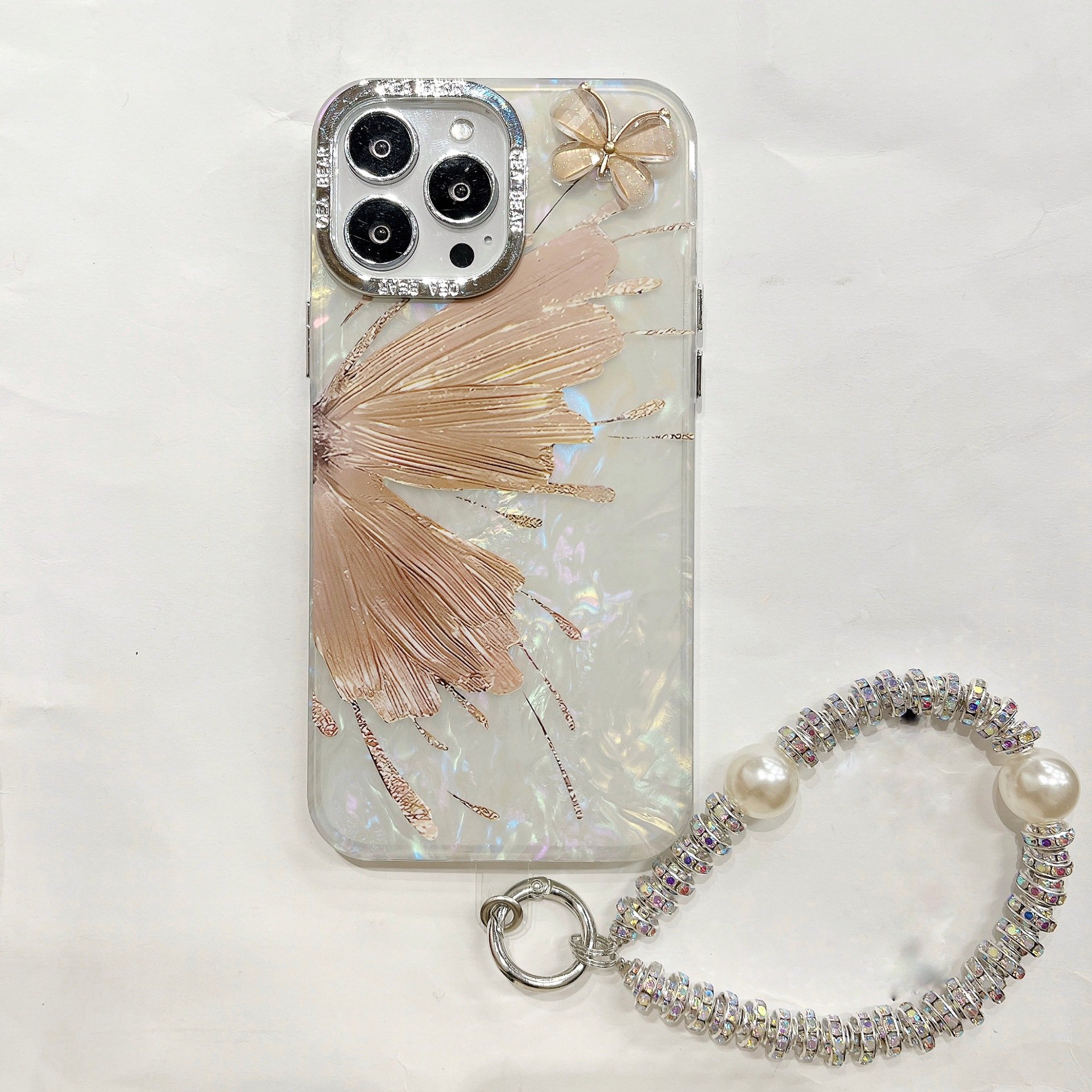 Phone Case With Sublimation Electroplated Logo Hole Phone Strap Deep Purple Stylish Hybrid Case For poco x6 pro