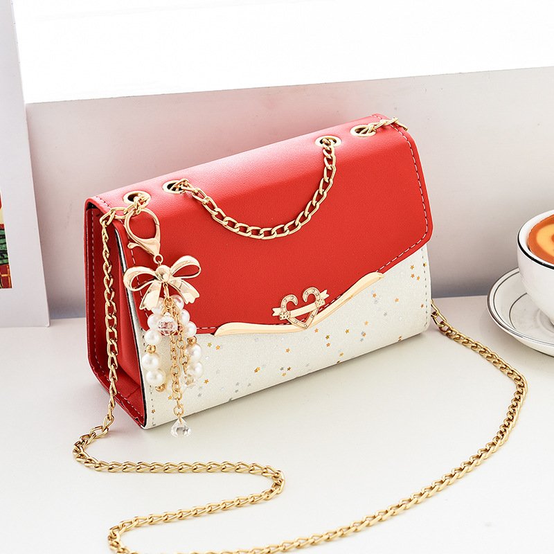 2024 Crossbody Sequin Shoulder Bag Korean Version Women's Mobile Phone Zero Wallet