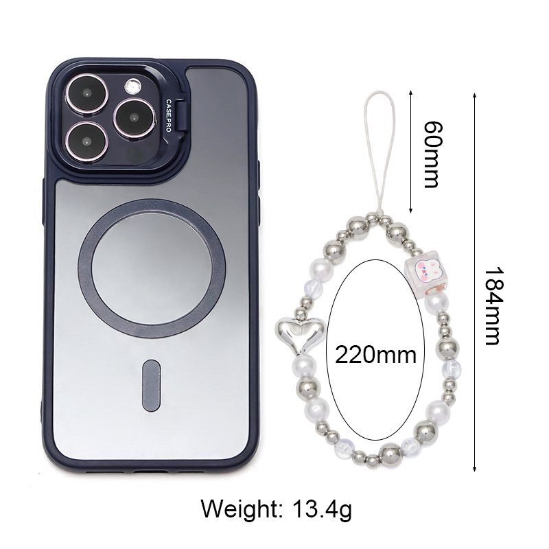 Hot Selling Custom Beaded Cute Flower Phone Strap Phone Chain Strap Strap Lanyard acrylic Beads Mobile Phone Chain for Girl gift