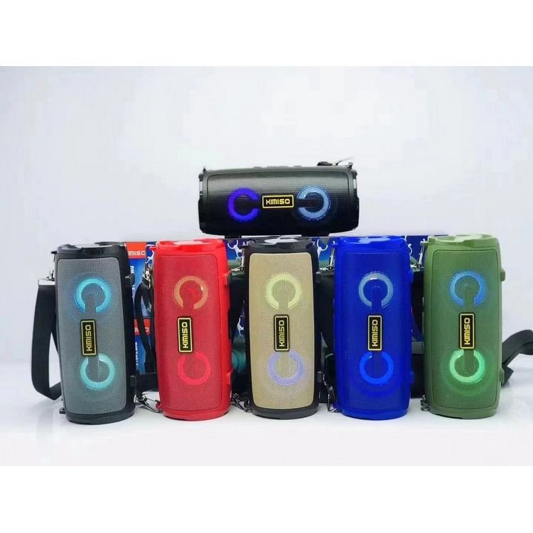KMS-225 Latest Wireless Portable Speaker KIMISO Mini Stereo Speaker With Straps