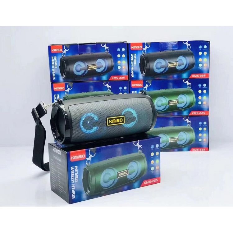 KMS-225 Latest Wireless Portable Speaker KIMISO Mini Stereo Speaker With Straps