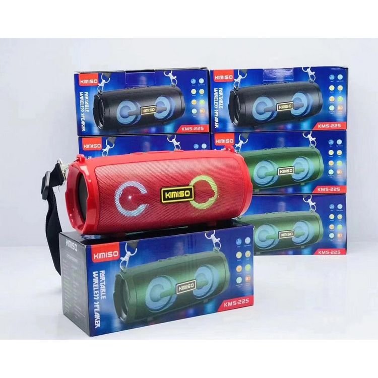 KMS-225 Latest Wireless Portable Speaker KIMISO Mini Stereo Speaker With Straps