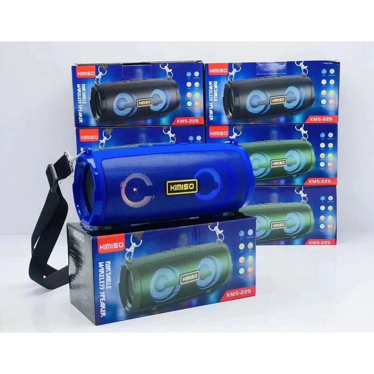 KMS-225 Latest Wireless Portable Speaker KIMISO Mini Stereo Speaker With Straps