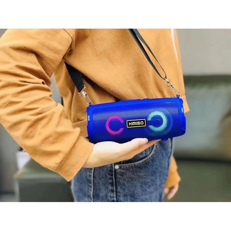 KMS-225 Latest Wireless Portable Speaker KIMISO Mini Stereo Speaker With Straps