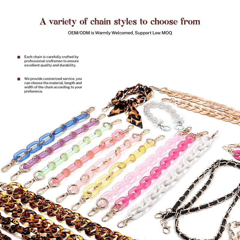 2024 new products personality Hardware hooks satin cell mobile phone chain straps purse shoulder for bags