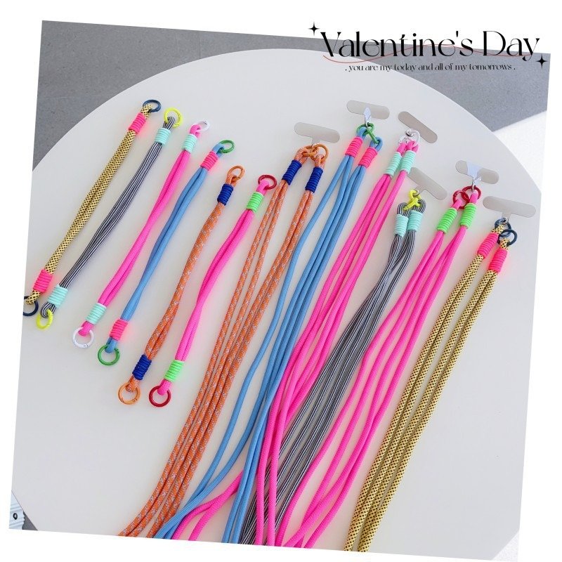 Premium Quality Cute Phone Strap Cell Mobile Wrist Strap Phone Lanyard with Patches