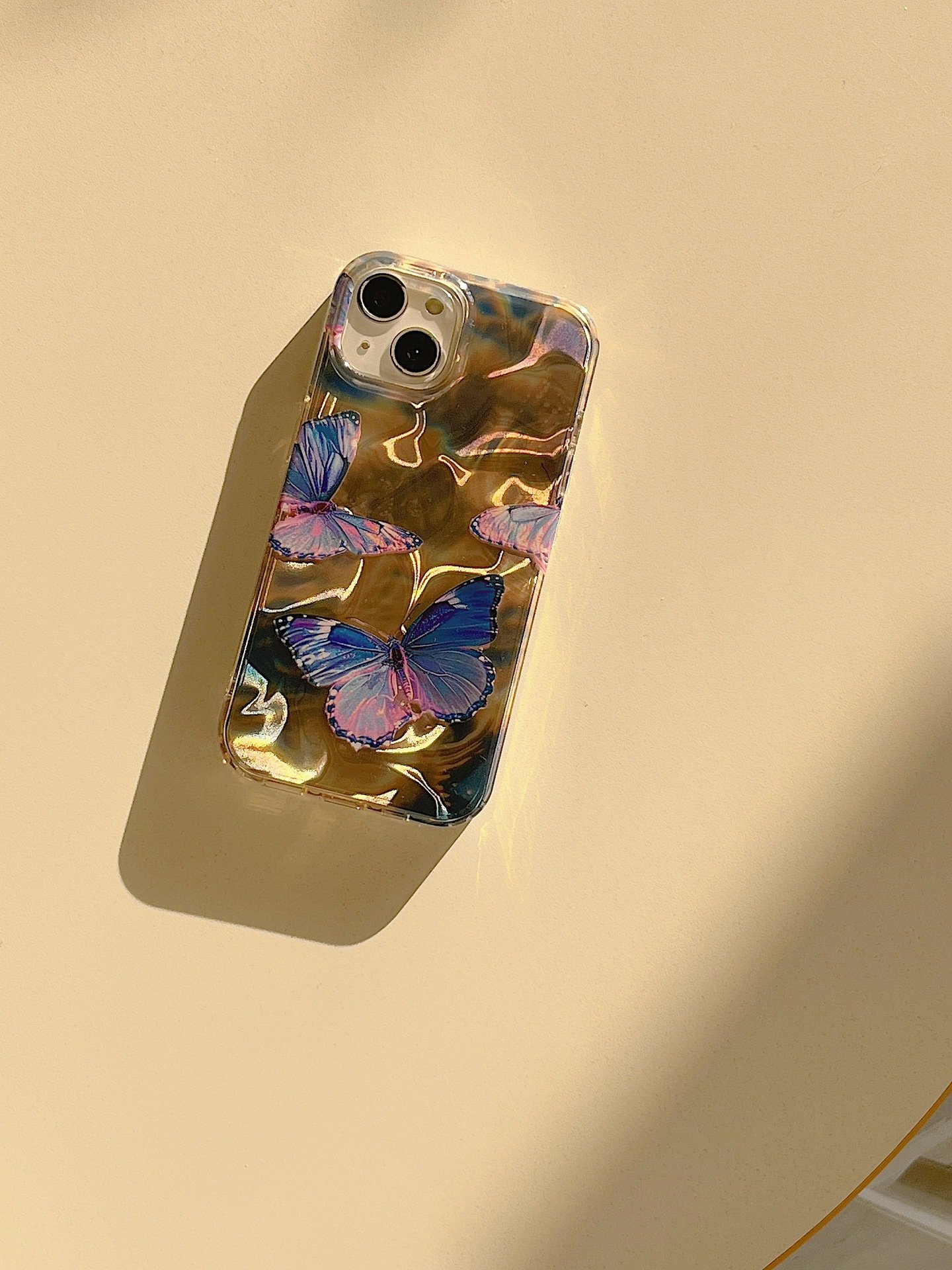 Cute Cartoon Case Butterfly Models Designs Back Cover Chain Coupling Case For Iphone 11 12 13 pro max Mobile Phone Bags & Cases