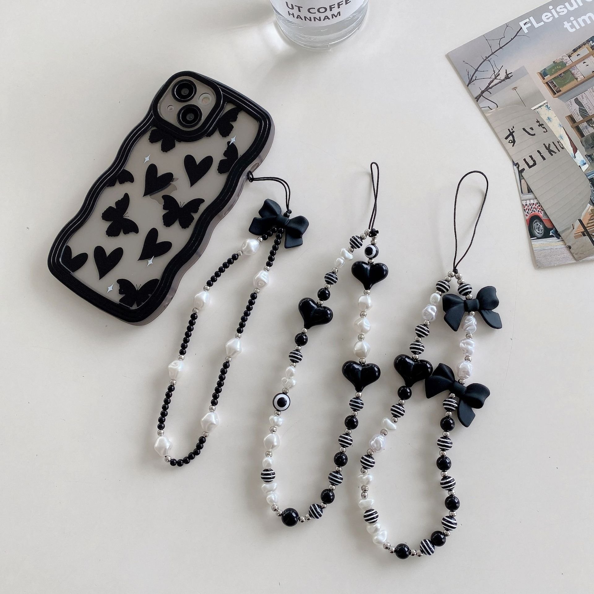 Kunshan factory ins style lanyard cool sweet mobile phone lanyard in stock