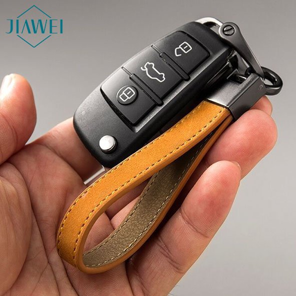 Low Price Colorful Retro Business Gift Men Car Key Strap Waist Wallet PU Leather Keychain