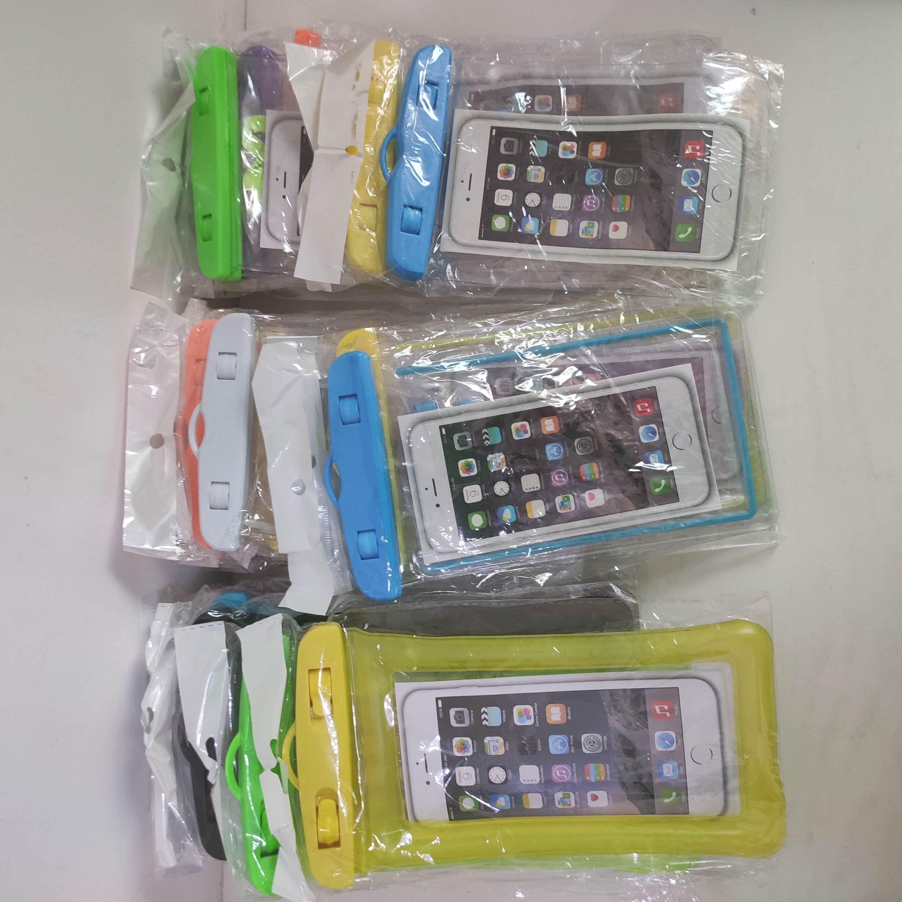 Silicone Mobile Phone Bags pouch Cover Custom Waterproof For Apple Iphone 6 7 8 x Xr Xs 11 12 13 Pro Max Phone Case Swimming PVC