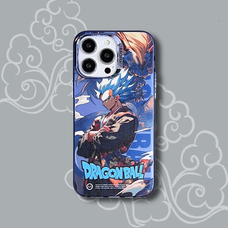 Animation Dragonball Mobile Phone Case For iPhone 16 15 14 13 12 Pro max Cartoon Wukong Printing Acrylic Shockproof Back Cover