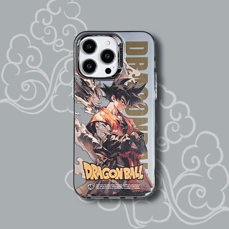 Animation Dragonball Mobile Phone Case For iPhone 16 15 14 13 12 Pro max Cartoon Wukong Printing Acrylic Shockproof Back Cover
