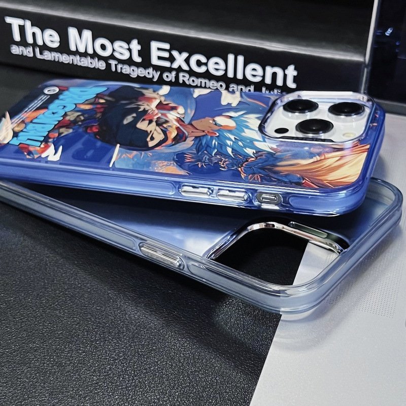 Animation Dragonball Mobile Phone Case For iPhone 16 15 14 13 12 Pro max Cartoon Wukong Printing Acrylic Shockproof Back Cover