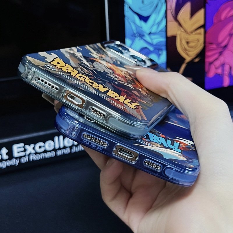 Animation Dragonball Mobile Phone Case For iPhone 16 15 14 13 12 Pro max Cartoon Wukong Printing Acrylic Shockproof Back Cover
