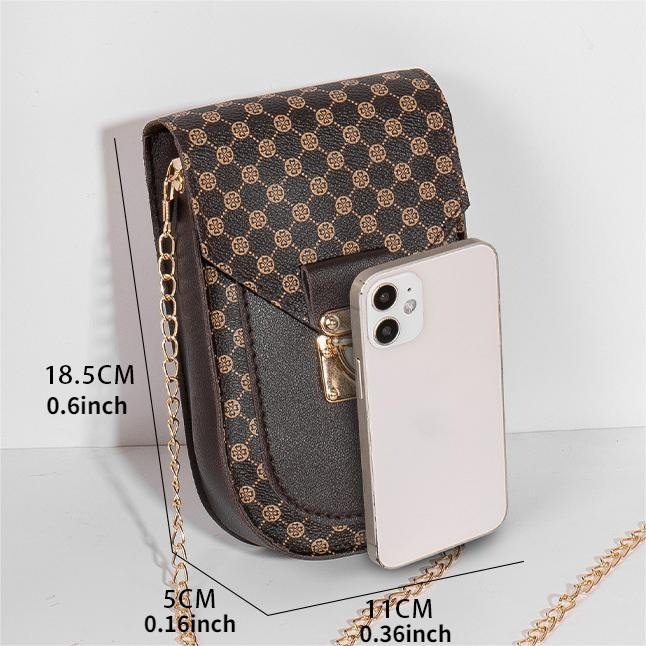 Women Crossbody Shoulder Bags Wallets Touch Screen Cell Phone Purse Soft Leather Strap Handbag for Samsung IPhone Xiaomi Huawei
