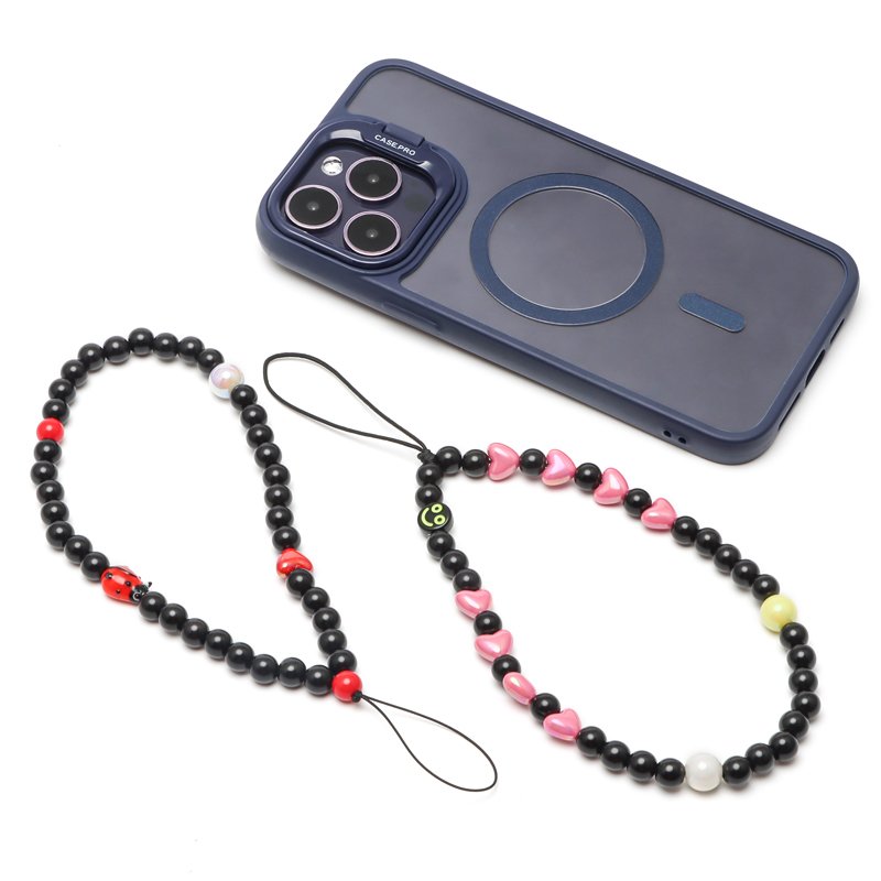 Colorful Pearl Phone strap Acrylic Chain For Bags Chain handbag Strap Acrylic Bag Chains DIY phone lanyard