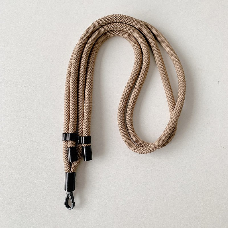 Custom Black and White Oblique Mobile Phone Lanyard Professional Polyester Material for Phone Storage