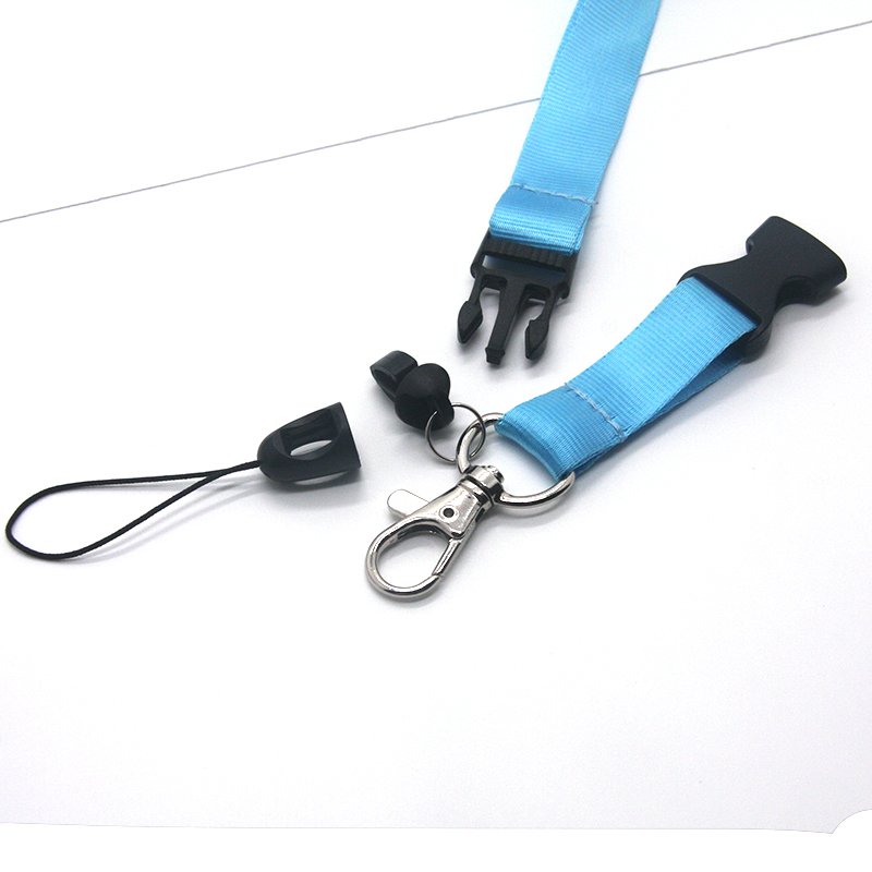 Cheap Printed Lanyards Plain Custom Logo Phone Lanyard Neck Strap Cheap Nylon Cord Sport Keychain Polyester Sublimation Lanyard