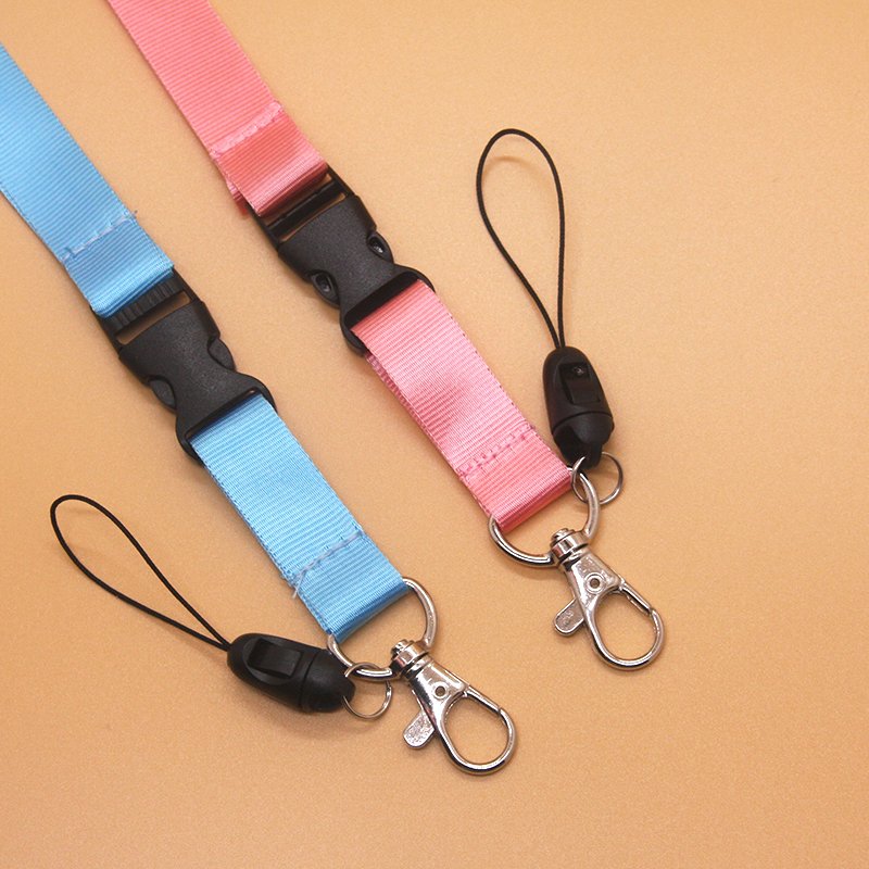 Cheap Printed Lanyards Plain Custom Logo Phone Lanyard Neck Strap Cheap Nylon Cord Sport Keychain Polyester Sublimation Lanyard