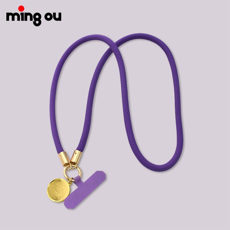 Personalized Made Custom Mobile Phone Accessories Universal Crossbody Cell Phone Neck Strap with Sublimation Charm