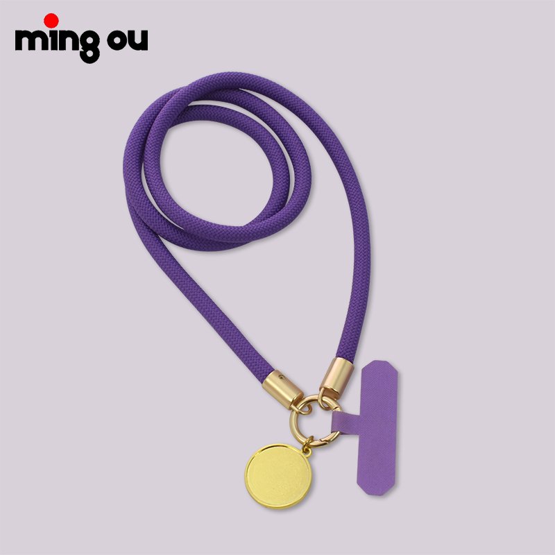 Personalized Made Custom Mobile Phone Accessories Universal Crossbody Cell Phone Neck Strap with Sublimation Charm