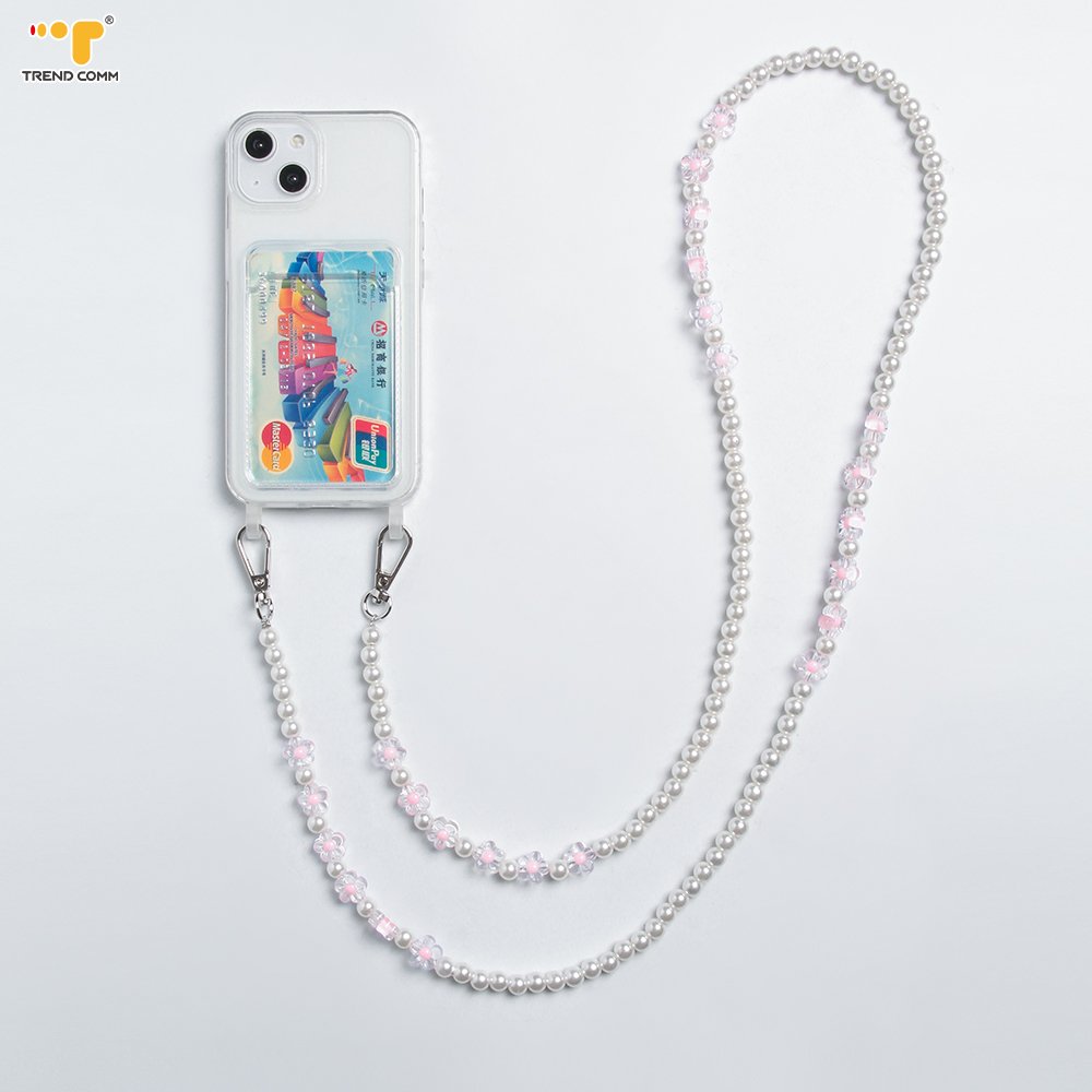 Crossbody Mobile Phone Chain Camera Protection Protective Case With Card Slot Holder Bracket 13 14 Pro Max Fancy Plain Abstract
