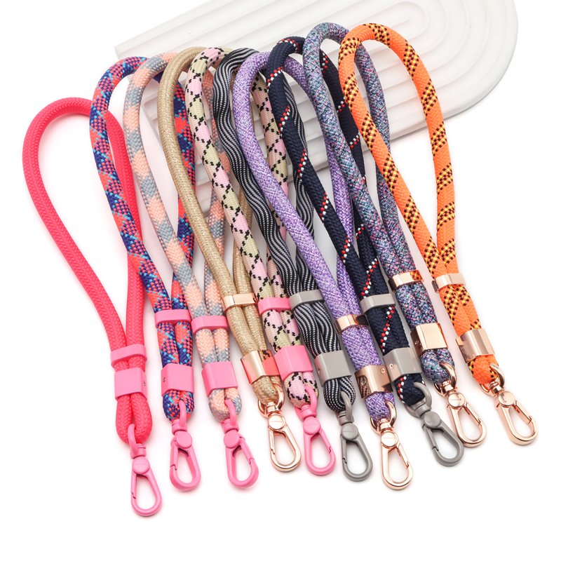 New Fashion Multi-color With Mobile Phone Lanyard Wrist Strap Multi-functional Convenient Wrist Rope Pure Hand-woven Lanyard