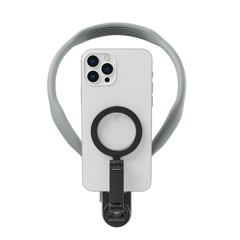 Magnetic neck phone stand Neck stand Hands-free chest for Vlog video recording and shooting tripods and selfies