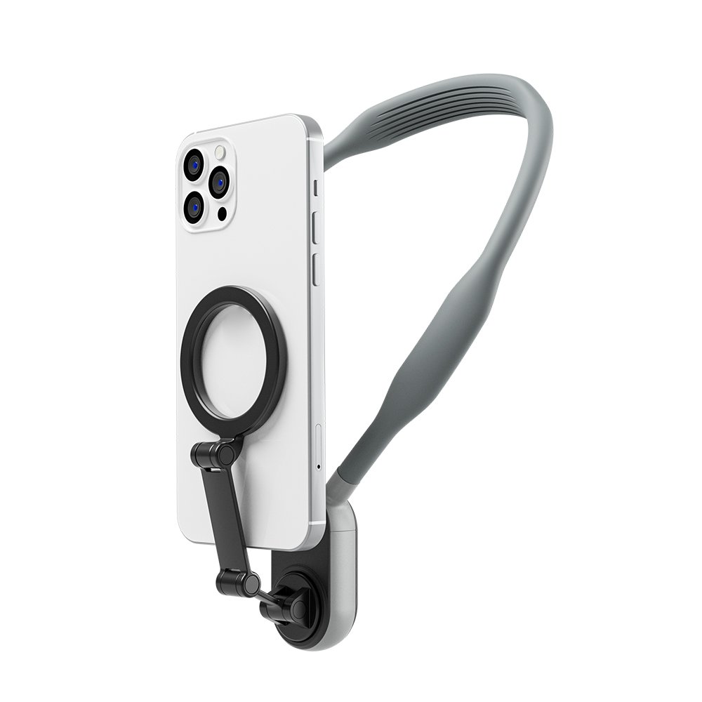 Magnetic neck phone stand Neck stand Hands-free chest for Vlog video recording and shooting tripods and selfies