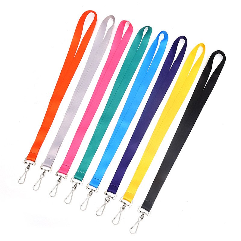 Multi Colors Detachable Lanyards Custom Made Polyester Neck Strap Key Holder Mobile Phone Pen Holder Lanyard